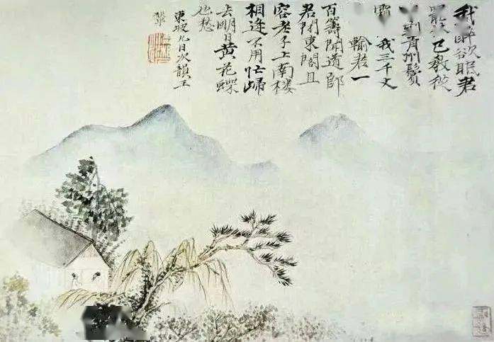罕见 | 石涛十二帧东坡诗意图册 (图11)
