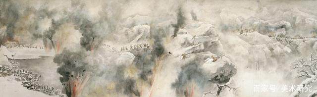 和平 | 柳子谷、满键鸿篇巨制国画长卷《抗美援朝战争画卷》(图21)