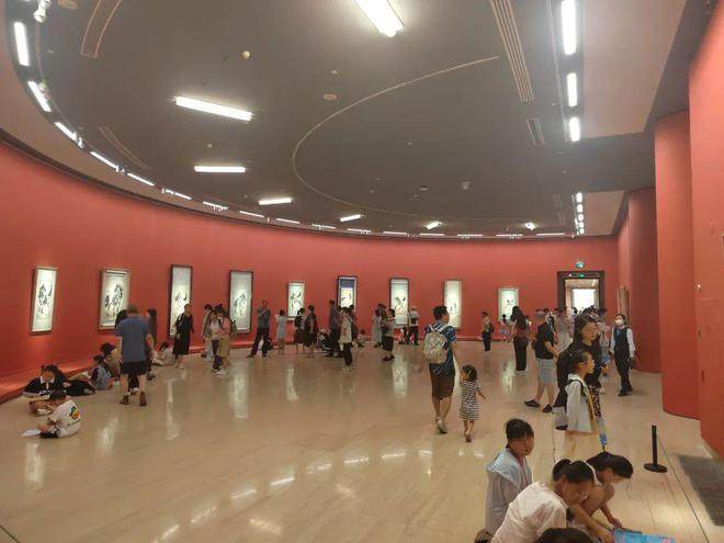 奔腾的精神——徐悲鸿中国画展暨从徐悲鸿的贵州土纸开始——中国美术创新体验作品展在中国美术馆开幕(图12)
