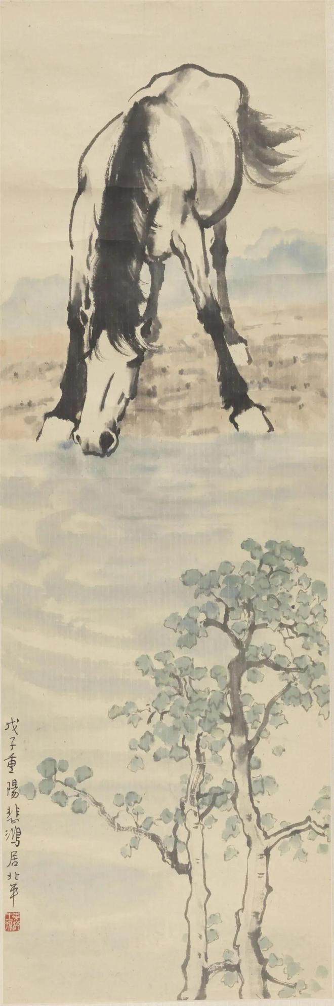 奔腾的精神——徐悲鸿中国画展暨从徐悲鸿的贵州土纸开始——中国美术创新体验作品展在中国美术馆开幕(图18)