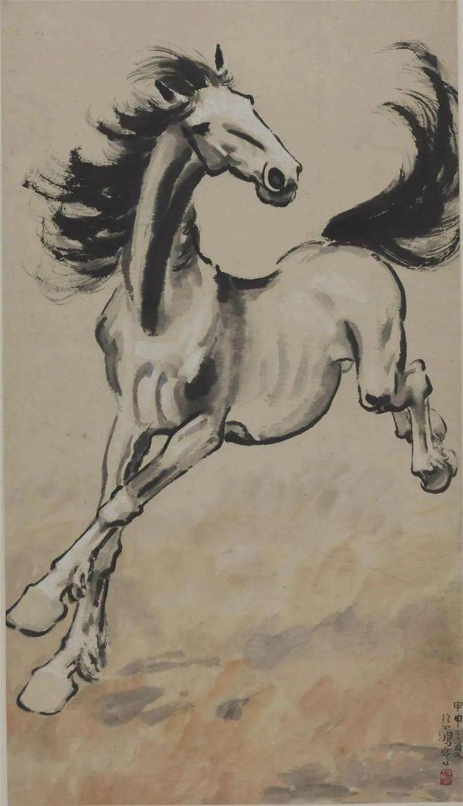 奔腾的精神——徐悲鸿中国画展暨从徐悲鸿的贵州土纸开始——中国美术创新体验作品展在中国美术馆开幕(图16)