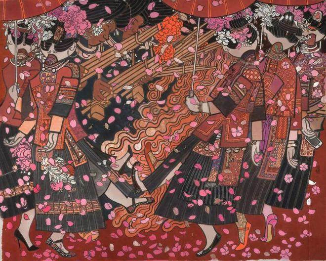 奔腾的精神——徐悲鸿中国画展暨从徐悲鸿的贵州土纸开始——中国美术创新体验作品展在中国美术馆开幕(图51)