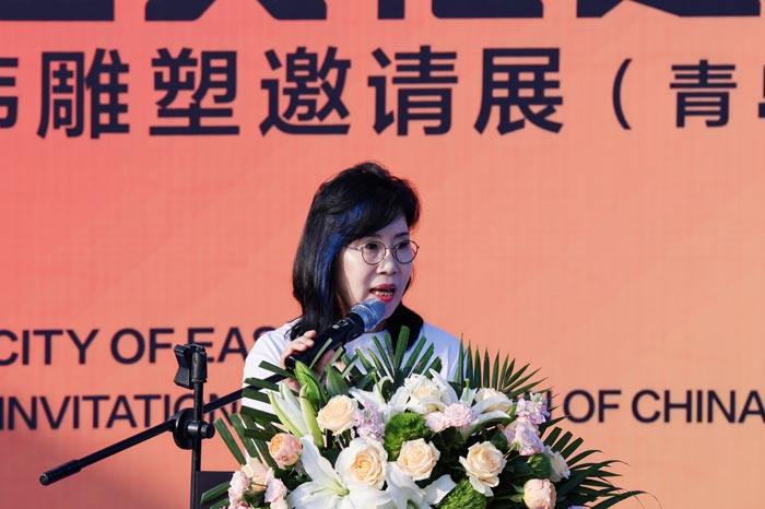 2023“东亚文化之都：中日韩雕塑邀请展”首展在青岛正式开幕(图7)