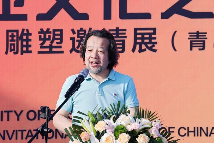 2023“东亚文化之都：中日韩雕塑邀请展”首展在青岛正式开幕(图9)