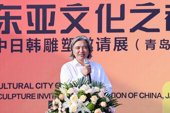 2023“东亚文化之都：中日韩雕塑邀请展”首展在青岛正式开幕(图10)
