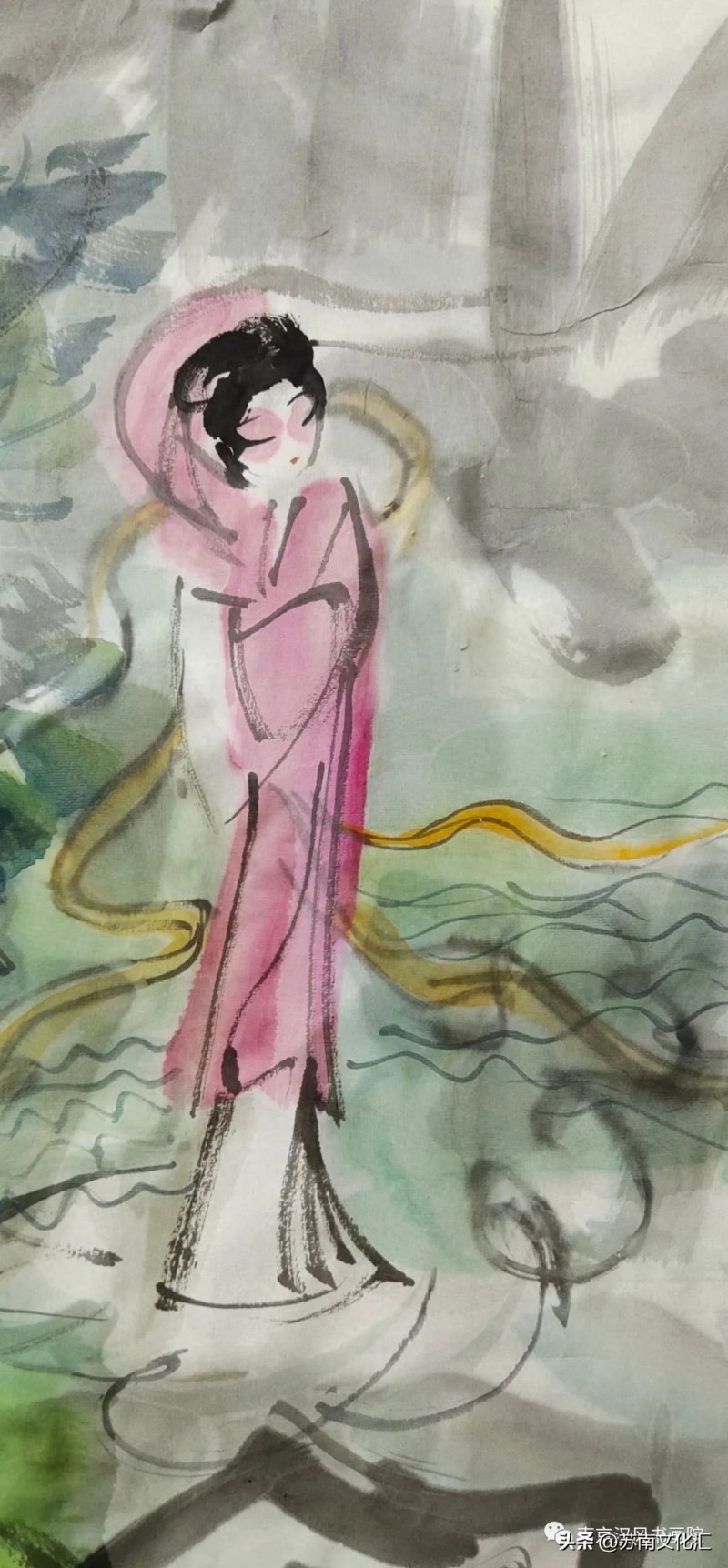 著名戏剧人物画家高马得传承人《高晴、高多姐弟画展》追记(图83)