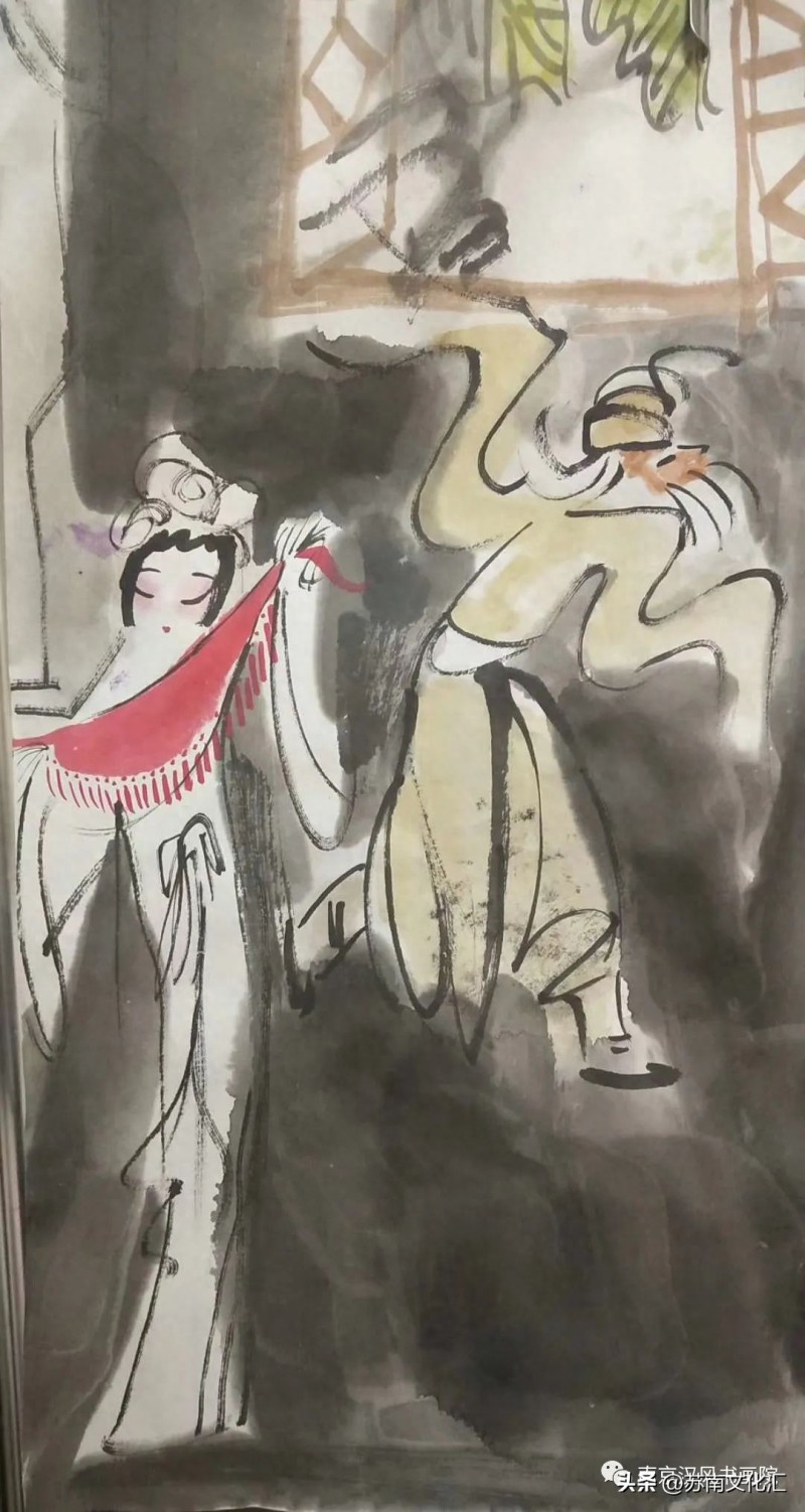 著名戏剧人物画家高马得传承人《高晴、高多姐弟画展》追记(图85)