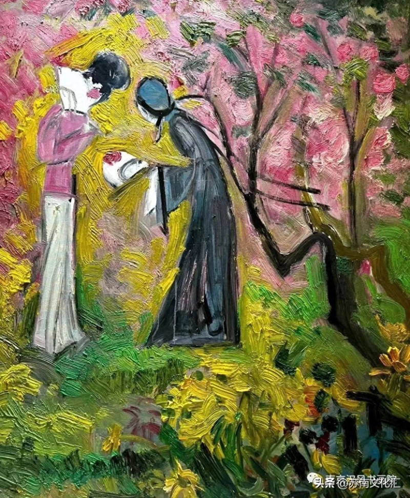 著名戏剧人物画家高马得传承人《高晴、高多姐弟画展》追记(图92)