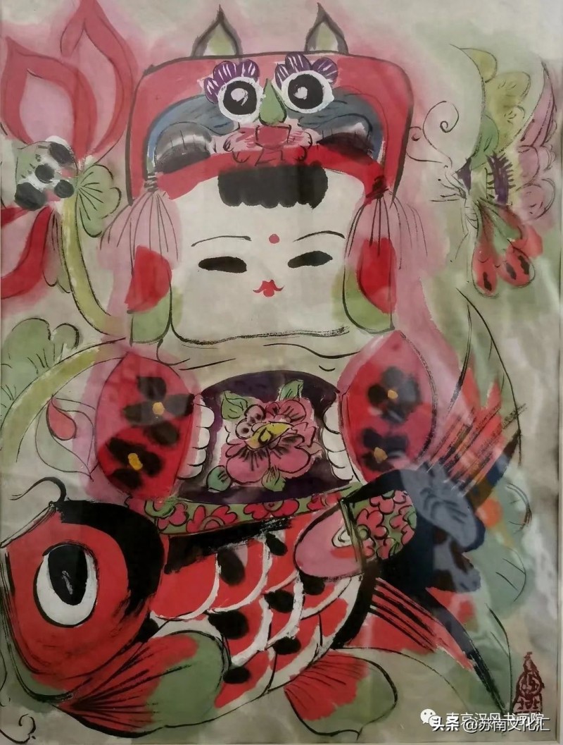 著名戏剧人物画家高马得传承人《高晴、高多姐弟画展》追记(图101)