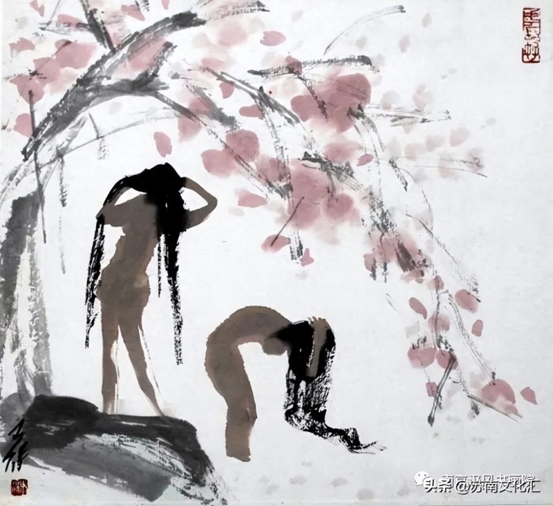 著名戏剧人物画家高马得传承人《高晴、高多姐弟画展》追记(图5)