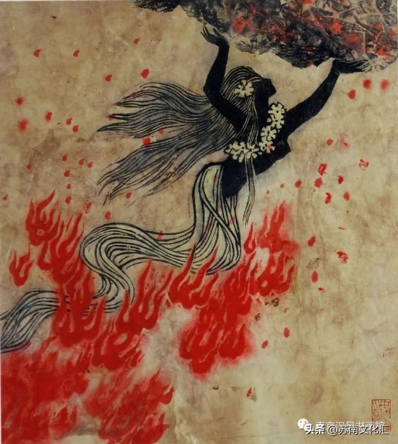 著名戏剧人物画家高马得传承人《高晴、高多姐弟画展》追记(图19)