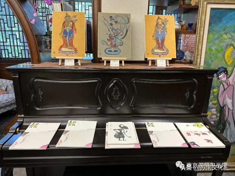 著名戏剧人物画家高马得传承人《高晴、高多姐弟画展》追记(图46)
