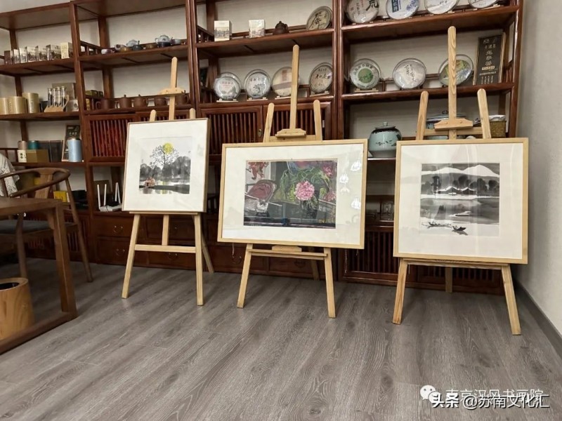 著名戏剧人物画家高马得传承人《高晴、高多姐弟画展》追记(图48)