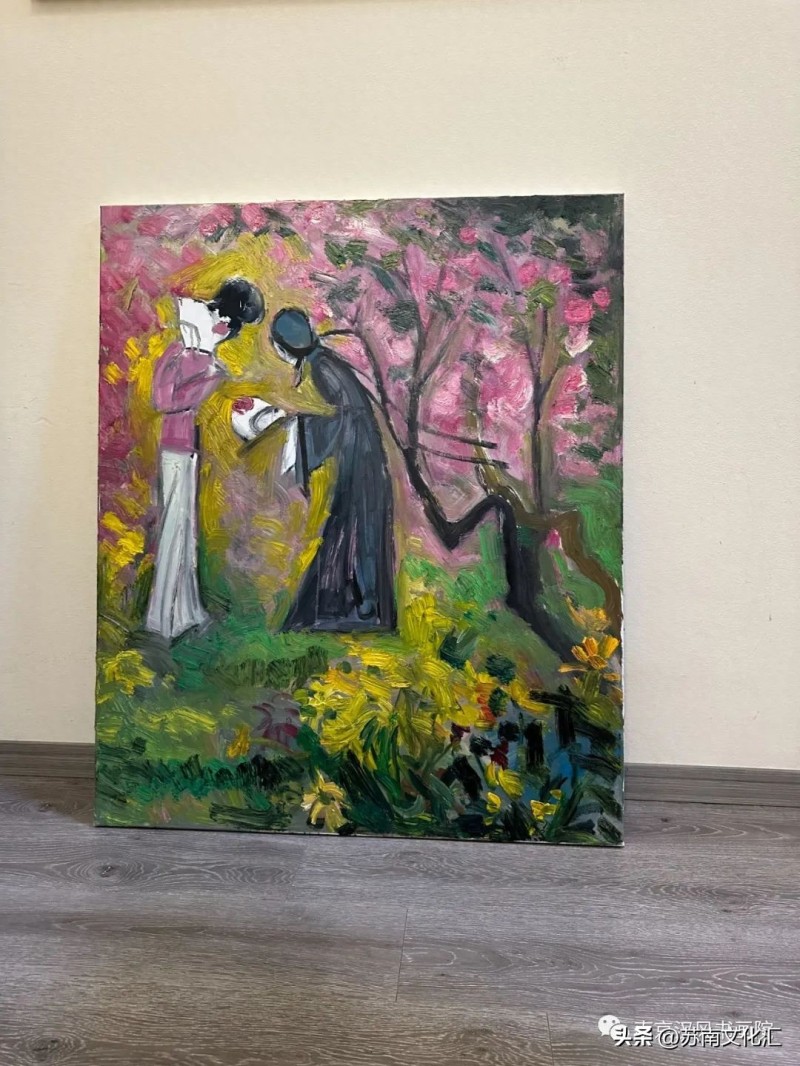 著名戏剧人物画家高马得传承人《高晴、高多姐弟画展》追记(图55)
