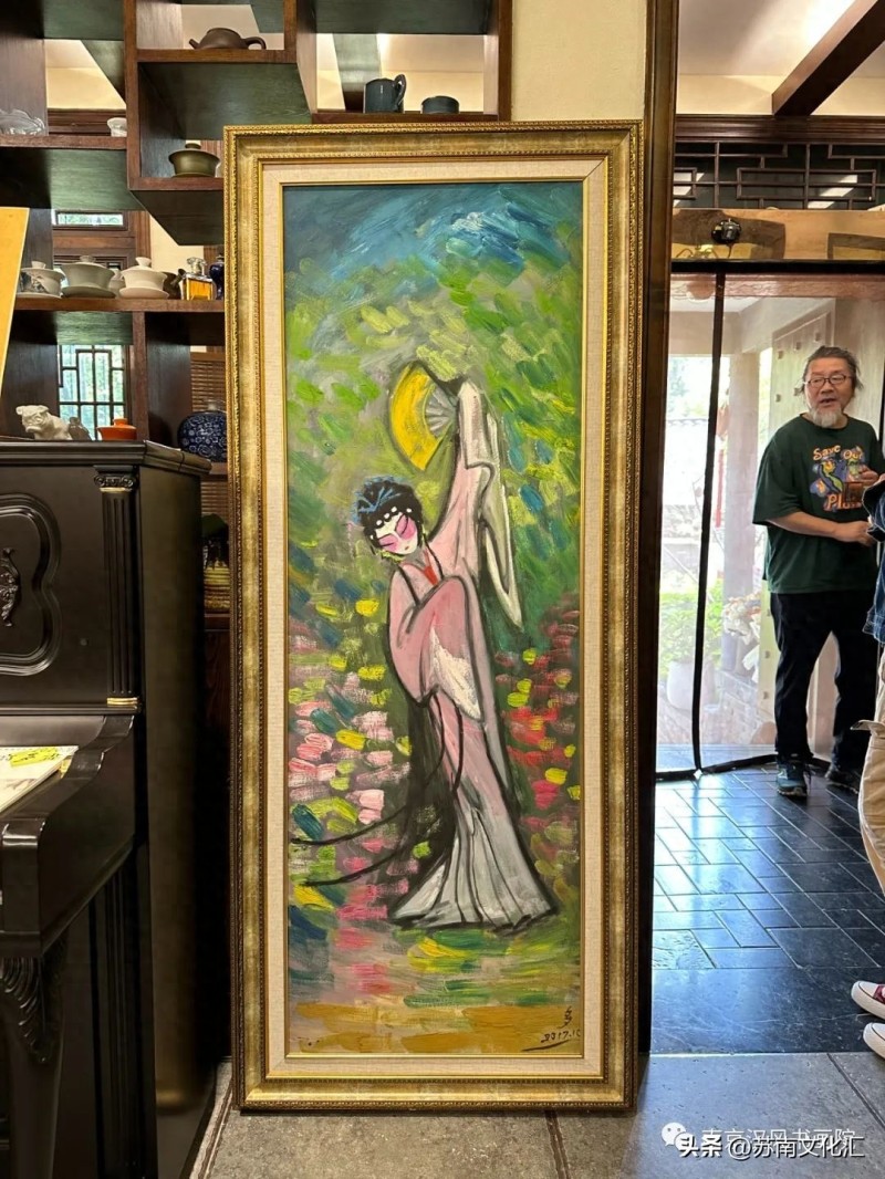 著名戏剧人物画家高马得传承人《高晴、高多姐弟画展》追记(图57)