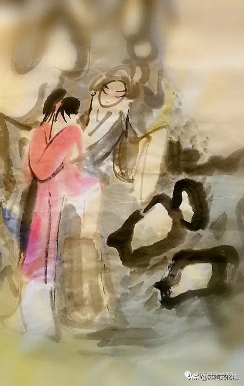 著名戏剧人物画家高马得传承人《高晴、高多姐弟画展》追记(图80)