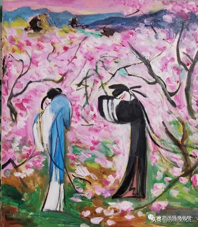 著名戏剧人物画家高马得传承人《高晴、高多姐弟画展》追记(图77)