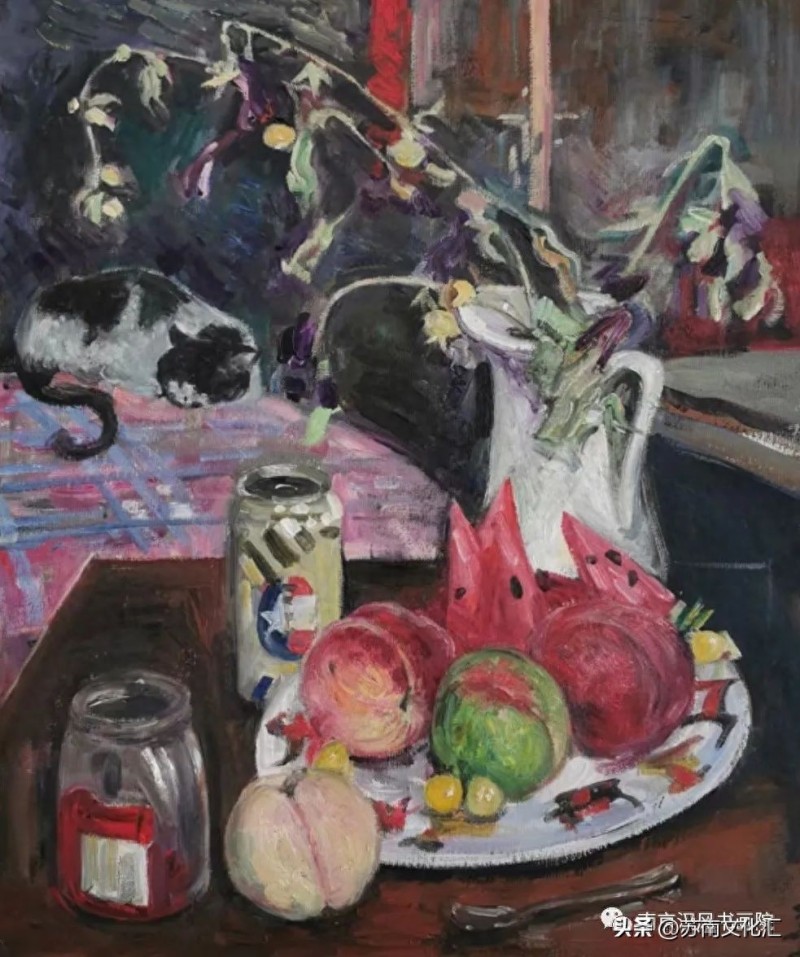 著名戏剧人物画家高马得传承人《高晴、高多姐弟画展》追记(图76)