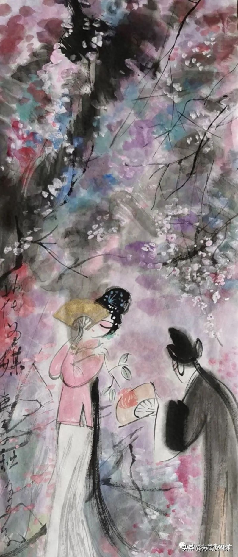 著名戏剧人物画家高马得传承人《高晴、高多姐弟画展》追记(图79)