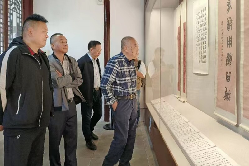 “葛介屏先生书法篆刻展”在安庆市赵朴初故居陈列馆开展(图3)