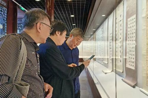 “葛介屏先生书法篆刻展”在安庆市赵朴初故居陈列馆开展(图4)