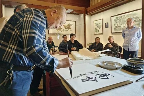 “葛介屏先生书法篆刻展”在安庆市赵朴初故居陈列馆开展(图5)