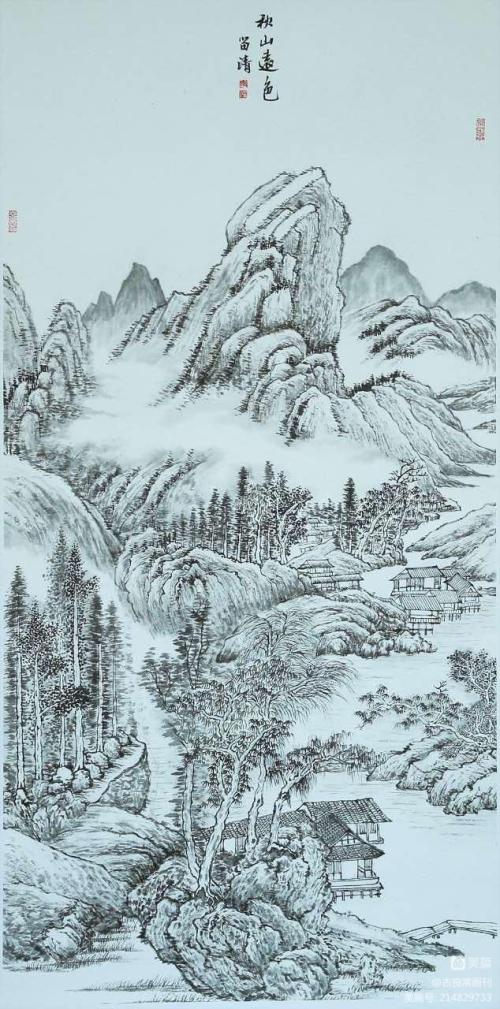 墨道修心——古良常山水畫會5周年作品展暨中國畫名家邀請展（上）(圖44)