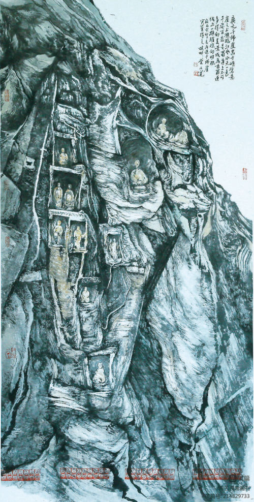 墨道修心——古良常山水畫會5周年作品展暨中國畫名家邀請展（上）(圖42)