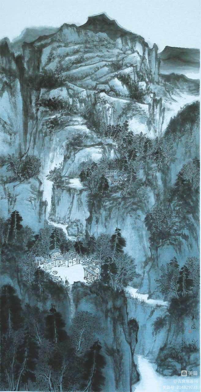 墨道修心——古良常山水画会5周年作品展暨中国画名家邀请展（上）(图56)