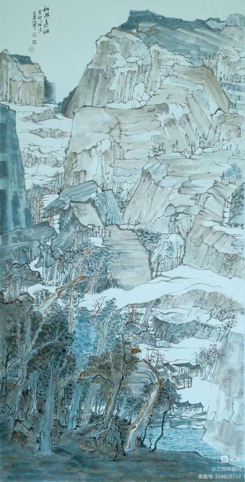 墨道修心——古良常山水畫會5周年作品展暨中國畫名家邀請展（上）(圖54)