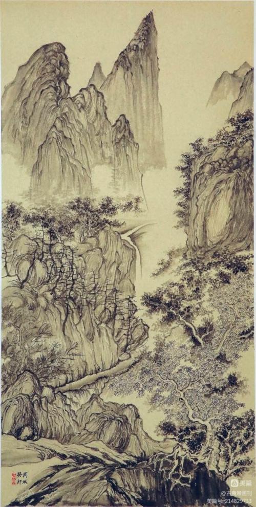 墨道修心——古良常山水畫會5周年作品展暨中國畫名家邀請展（上）(圖64)