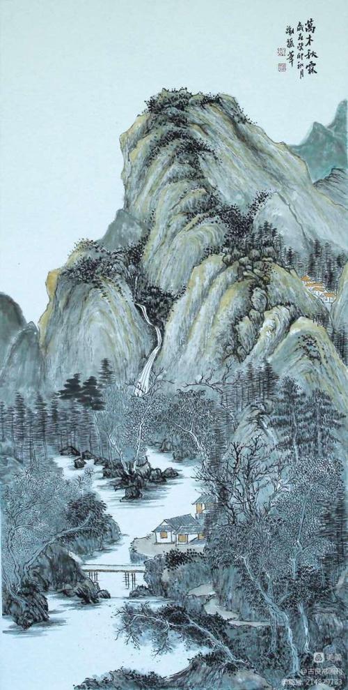 墨道修心——古良常山水畫會5周年作品展暨中國畫名家邀請展（上）(圖70)