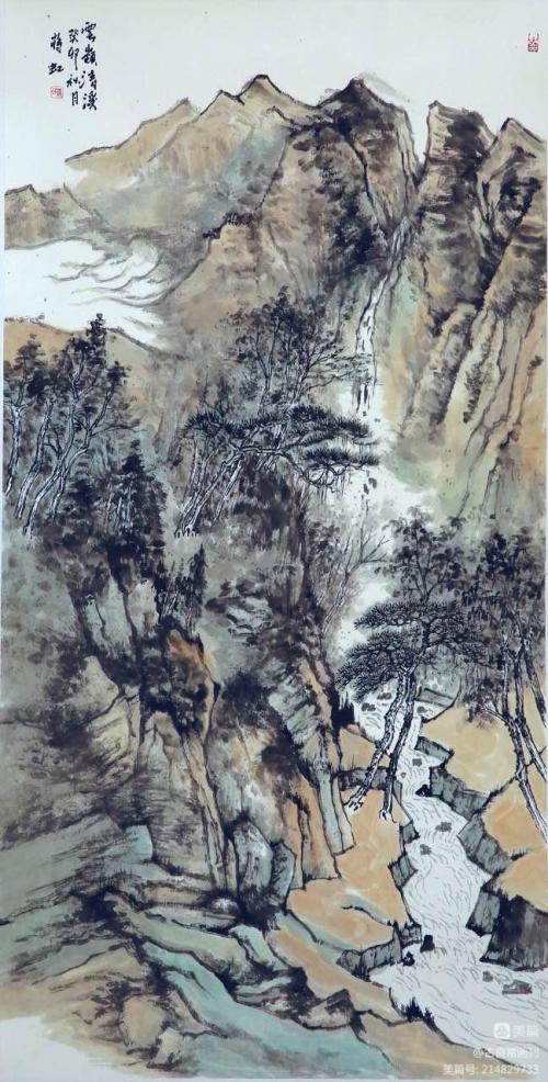 墨道修心——古良常山水畫會5周年作品展暨中國畫名家邀請展（上）(圖68)