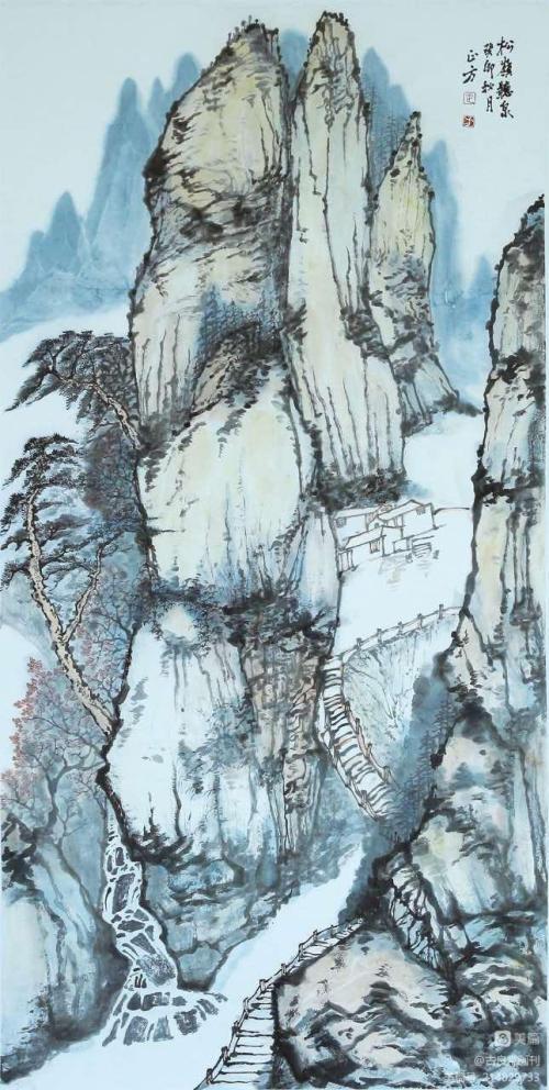 墨道修心——古良常山水畫會5周年作品展暨中國畫名家邀請展（上）(圖100)