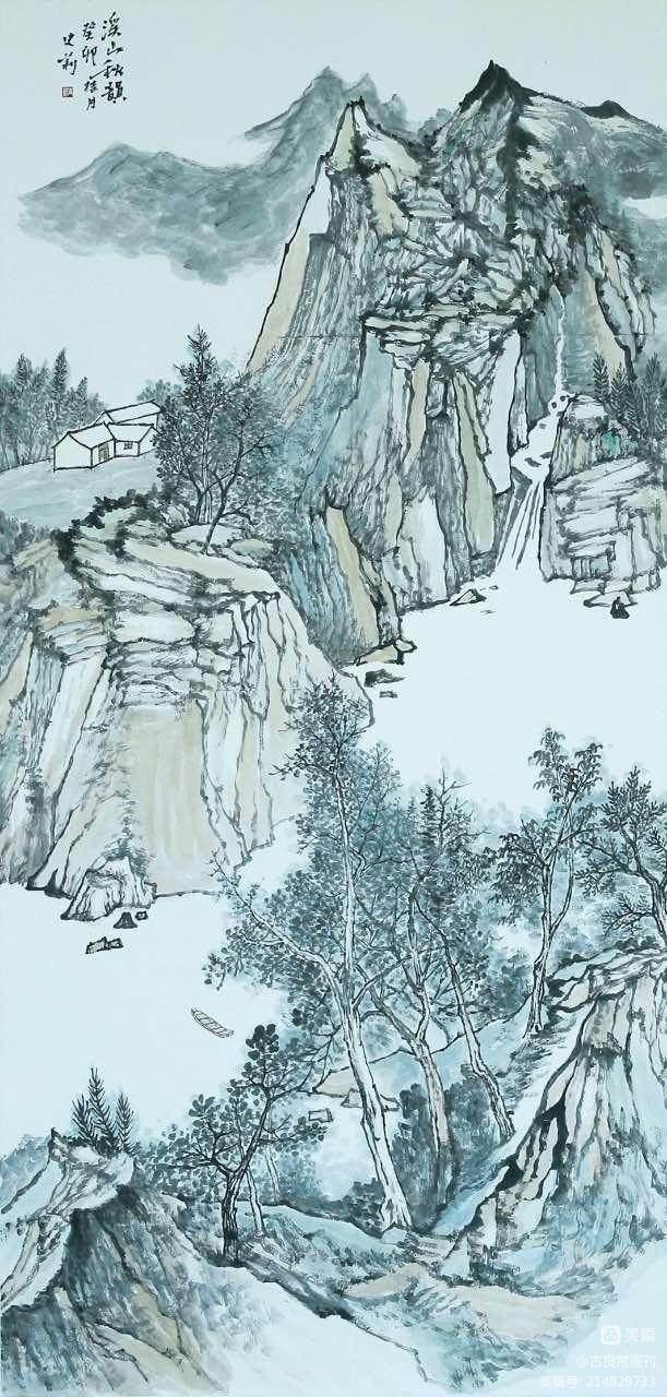 墨道修心——古良常山水画会5周年作品展暨中国画名家邀请展（上）(图106)