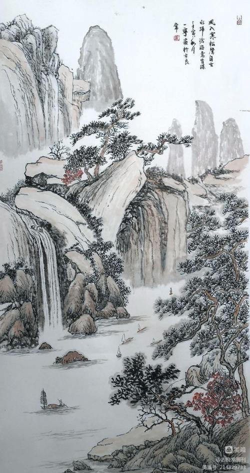 墨道修心——古良常山水畫會5周年作品展暨中國畫名家邀請展（上）(圖112)