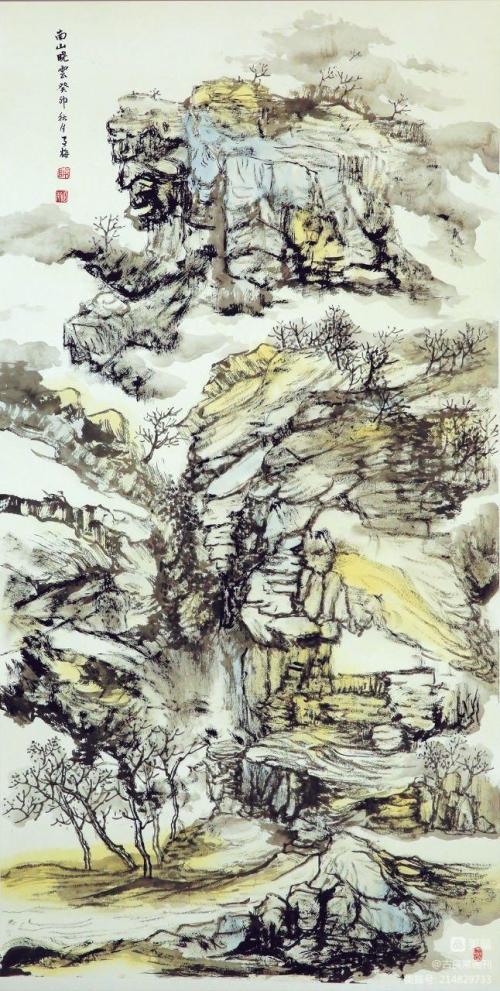 墨道修心——古良常山水畫會5周年作品展暨中國畫名家邀請展（上）(圖110)