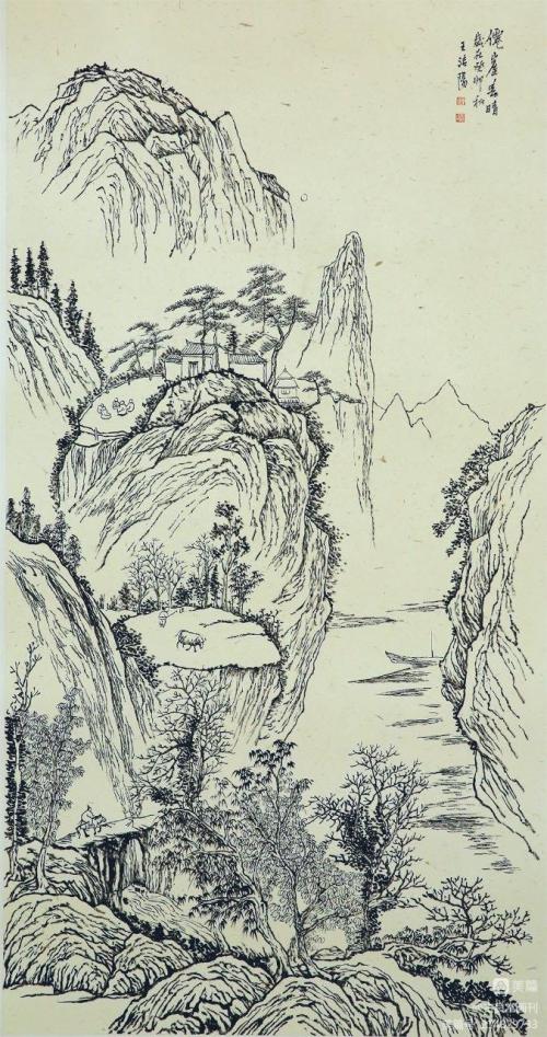 墨道修心——古良常山水畫會5周年作品展暨中國畫名家邀請展（上）(圖128)
