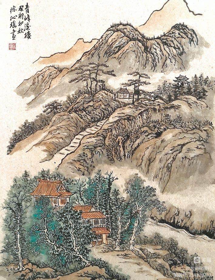 墨道修心——古良常山水画会5周年作品展暨中国画名家邀请展（上）(图130)