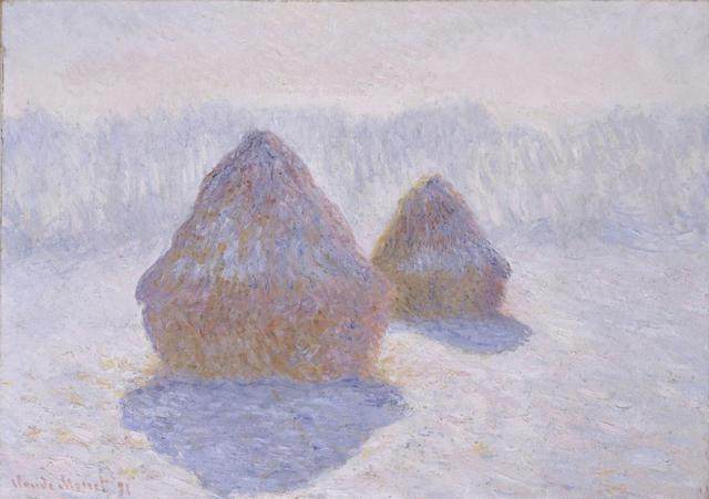 莫奈笔下的雪景，让世界免去纷扰  让内心重回平静(图19)