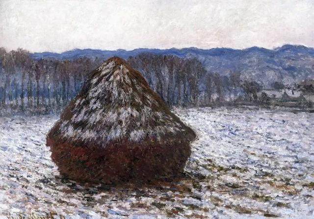 莫奈笔下的雪景，让世界免去纷扰  让内心重回平静(图27)