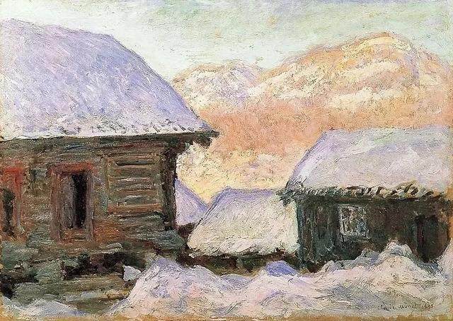 莫奈笔下的雪景，让世界免去纷扰  让内心重回平静(图54)