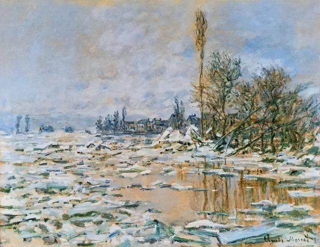 莫奈笔下的雪景，让世界免去纷扰  让内心重回平静(图48)