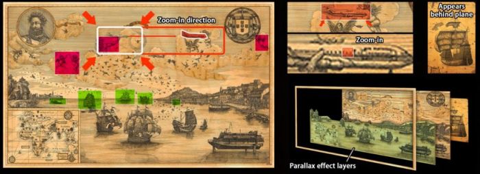 6▲《长颈鹿与麒麟之相遇》，数位艺术，10分钟