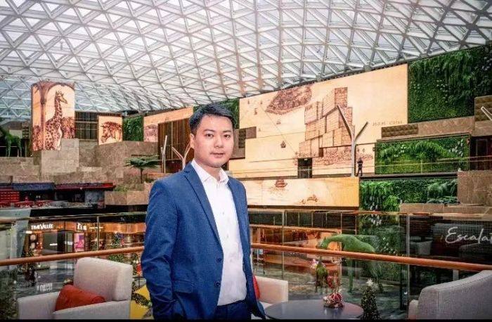 ▲美高梅“数艺未来”活动现场，艺术家霍凯盛5
