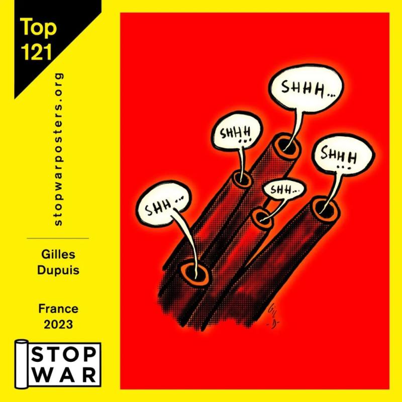 和平 | STOP WAR国际插画海报展作品选/之二(图22)