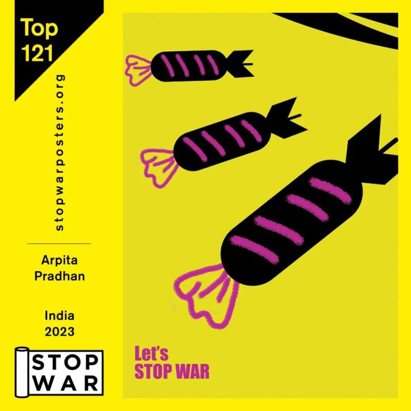 和平 | STOP WAR国际插画海报展作品选/之二(图37)