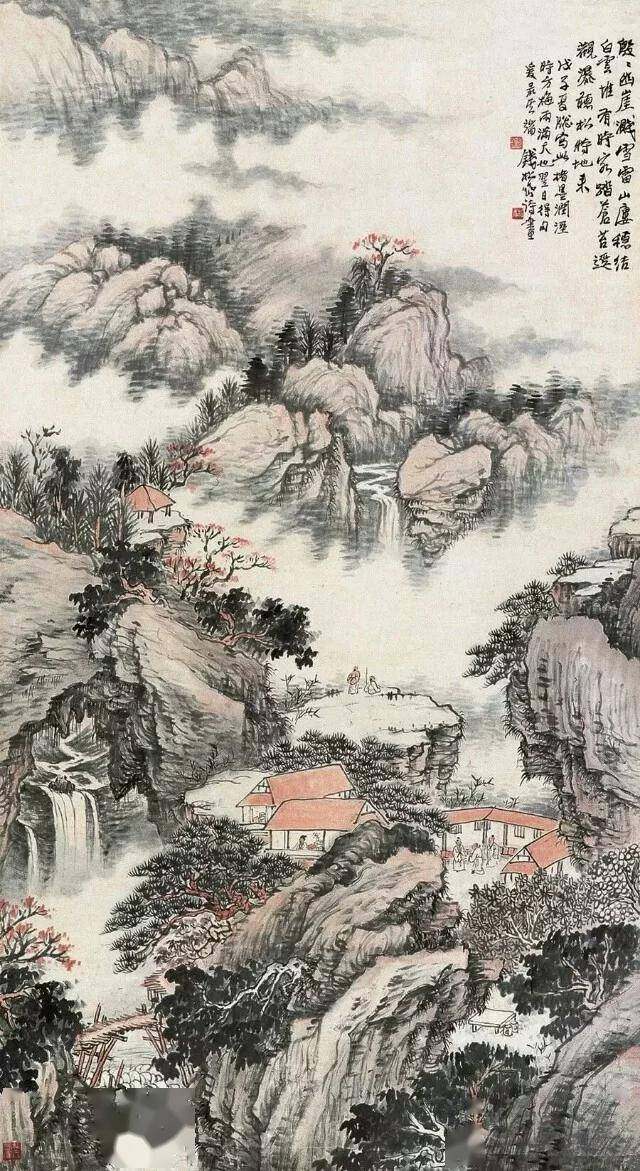 钱松喦山水： 笔墨苍郁写河山(图11)