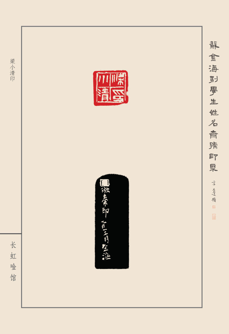 《苏金海刻学生姓名斋号印聚》作品（二）(图37)