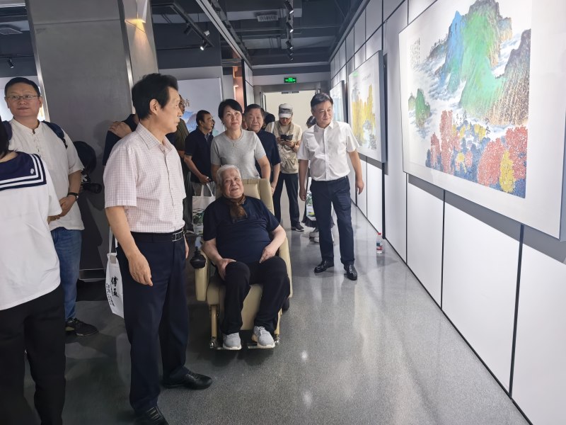“传承 —— 华拓、万里君师徒中国画高校联展”走进东南大学(图9)
